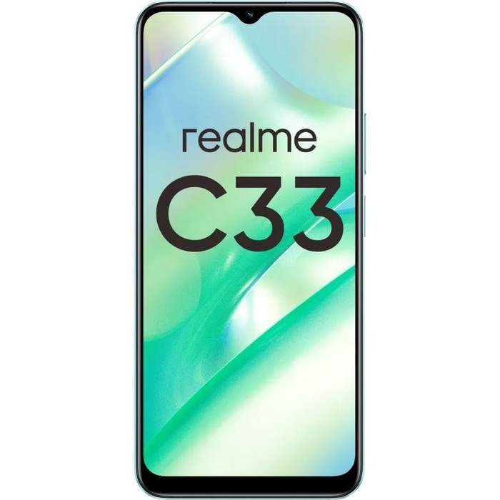 Смартфон Realme C33, 6.5", IPS, 2 sim, 3 Гб, 32 Гб, 50 Мп, 5 Мп, 5000 мАч, голубой - фото 51400152