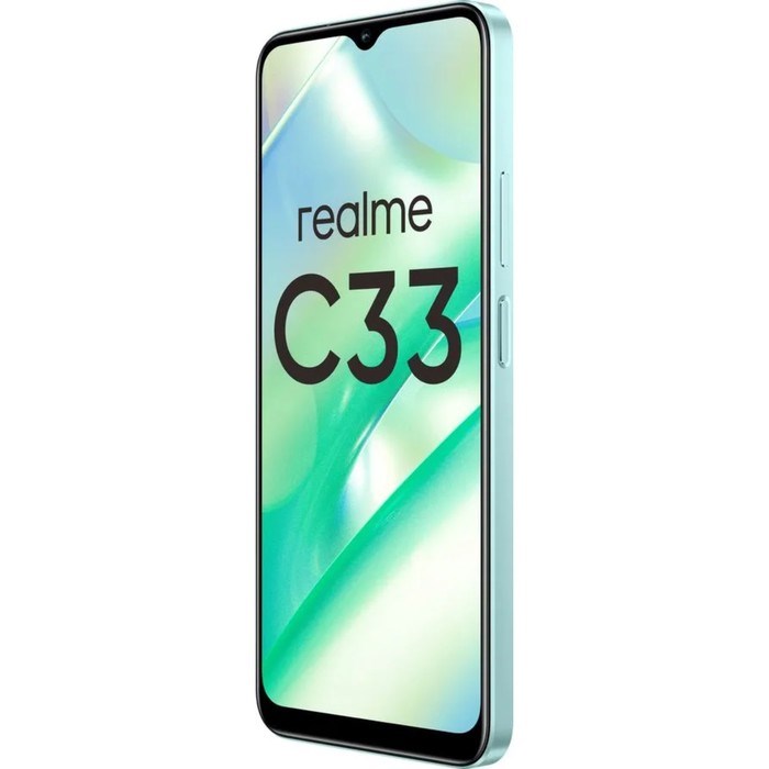 Смартфон Realme C33, 6.5", IPS, 2 sim, 3 Гб, 32 Гб, 50 Мп, 5 Мп, 5000 мАч, голубой - фото 51400154