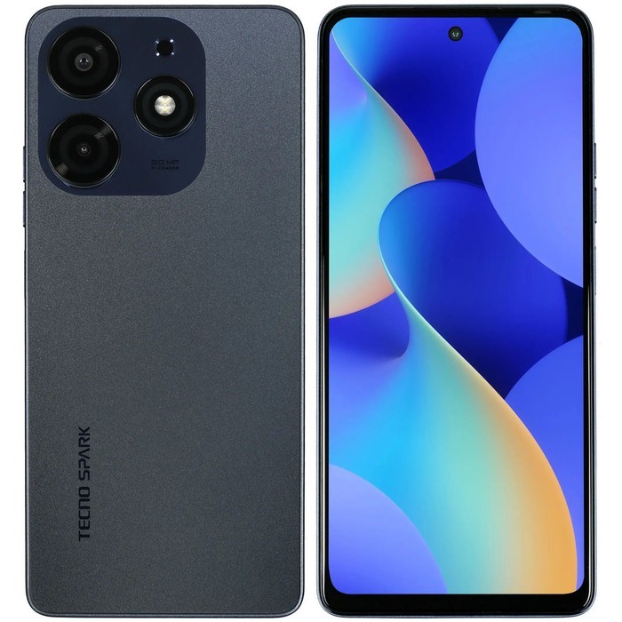 Смартфон Tecno Spark 10 Pro, 6.8", 8 Гб, 256 Гб, 50 Мп, 32 Мп, 2 sim, 5000 мАч, NFC, черный - фото 51400182