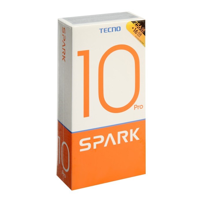 Смартфон Tecno Spark 10 Pro, 6.8", 8 Гб, 256 Гб, 50 Мп, 32 Мп, 2 sim, 5000 мАч, NFC, черный - фото 51400190