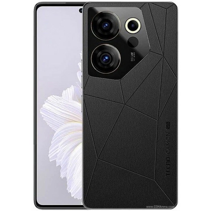 Смартфон Tecno Camon 20 Pro 5G, 6.7", 8 Гб, 256 Гб, 64 Мп, 32 Мп, 2 sim, 5000 мАч, черный - фото 51400209