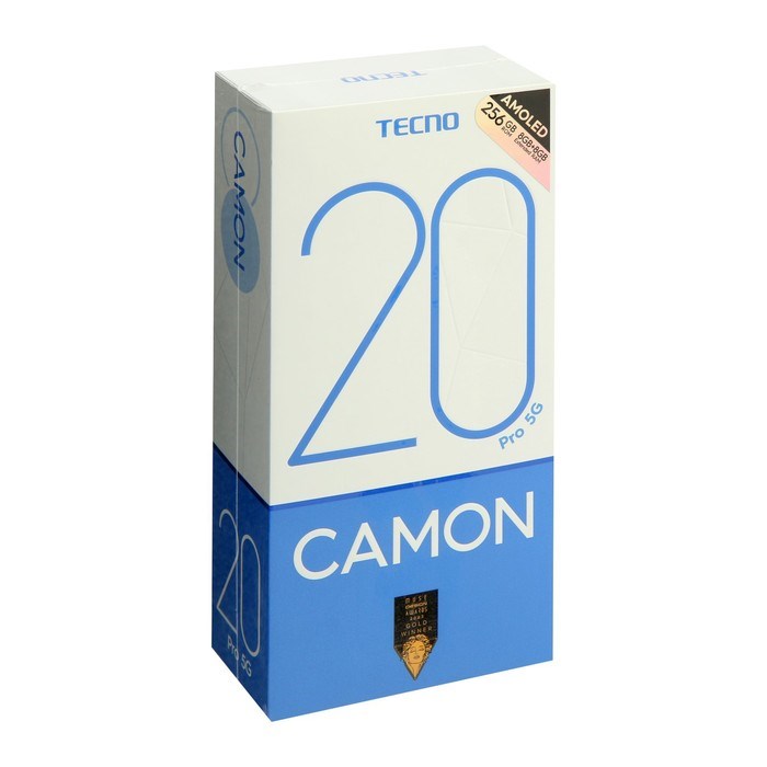 Смартфон Tecno Camon 20 Pro 5G, 6.7", 8 Гб, 256 Гб, 64 Мп, 32 Мп, 2 sim, 5000 мАч, черный - фото 51400218