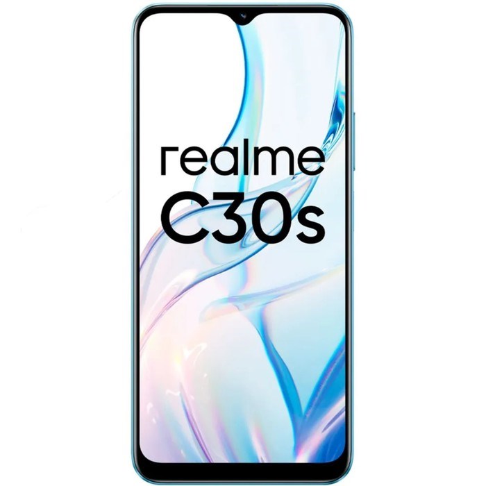 Смартфон Realme C30s, 6.5", 3 Гб, 64 Гб, 8Мп, 5Мп, microSD, 2sim, 5000мАч, синий - фото 51400232