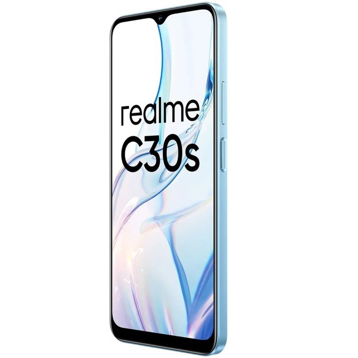 Смартфон Realme C30s, 6.5", 3 Гб, 64 Гб, 8Мп, 5Мп, microSD, 2sim, 5000мАч, синий - фото 51400234