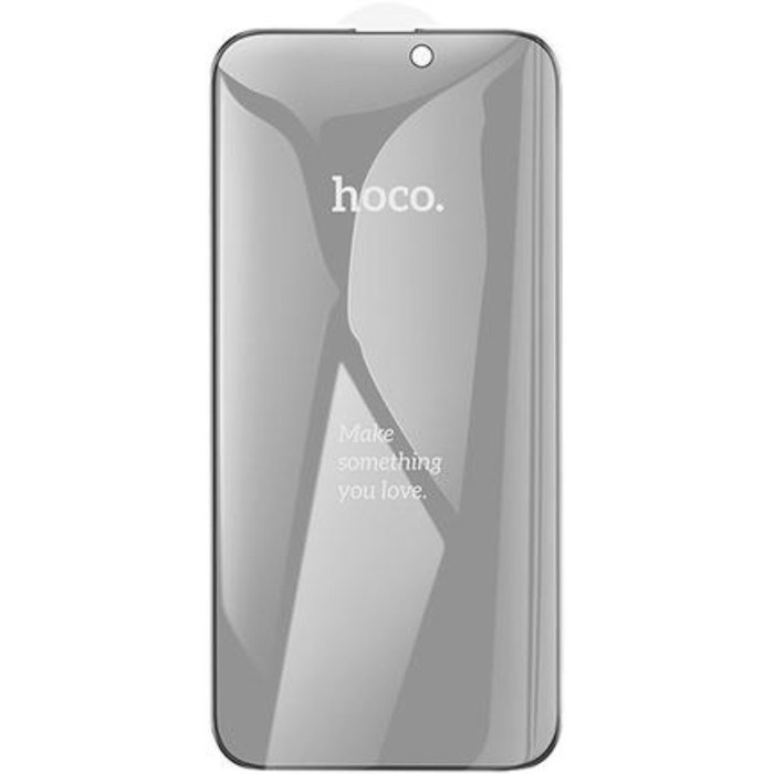 Защитное стекло Hoco, для iPhone 14 Pro Max, антишпион, полный клей, 0.33 мм, 9 H - фото 51400406