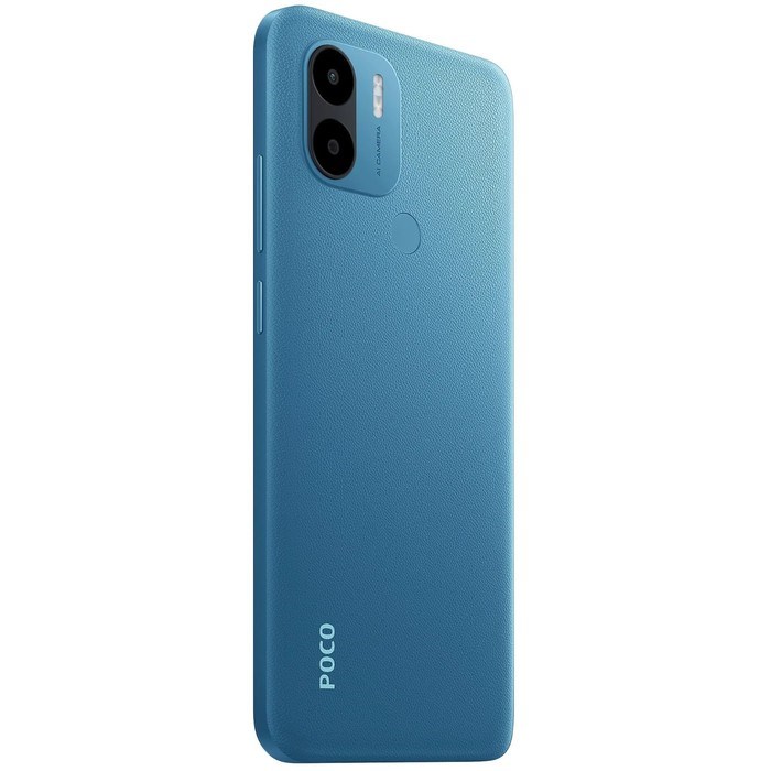 Смартфон Xiaomi POCO C51, 6.52", IPS, 2 Гб, 64 Гб, 8 Мп, 2 Sim, 5000 мАч, синий - фото 51400425