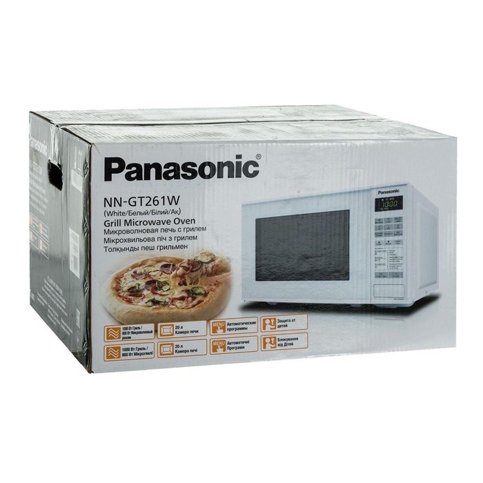 Микроволновая печь Panasonic NN-GT261WZPE, 20 л, 800 Вт, белый - фото 51400707