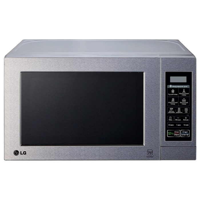 Микроволновая печь LG MS2044V, 20 л, 800 Вт, серебристый - фото 51400712