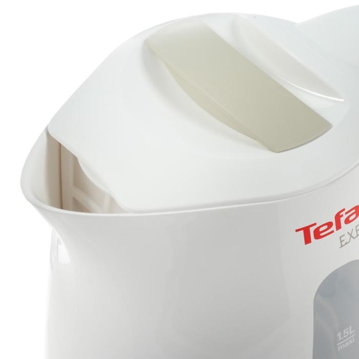 Чайник электрический Tefal Express Plastic KO29913E, пластик, 1.5 л, 2200 Вт, белый - фото 51400763