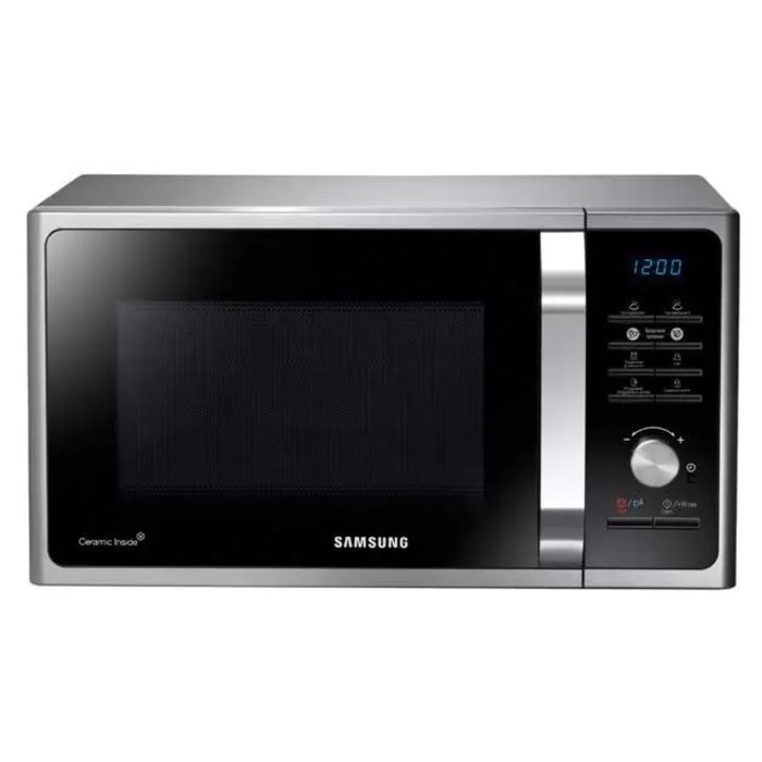 Микроволновая печь Samsung MS23F302TAS, 23 л, 800 Вт, серебристый - фото 51400899