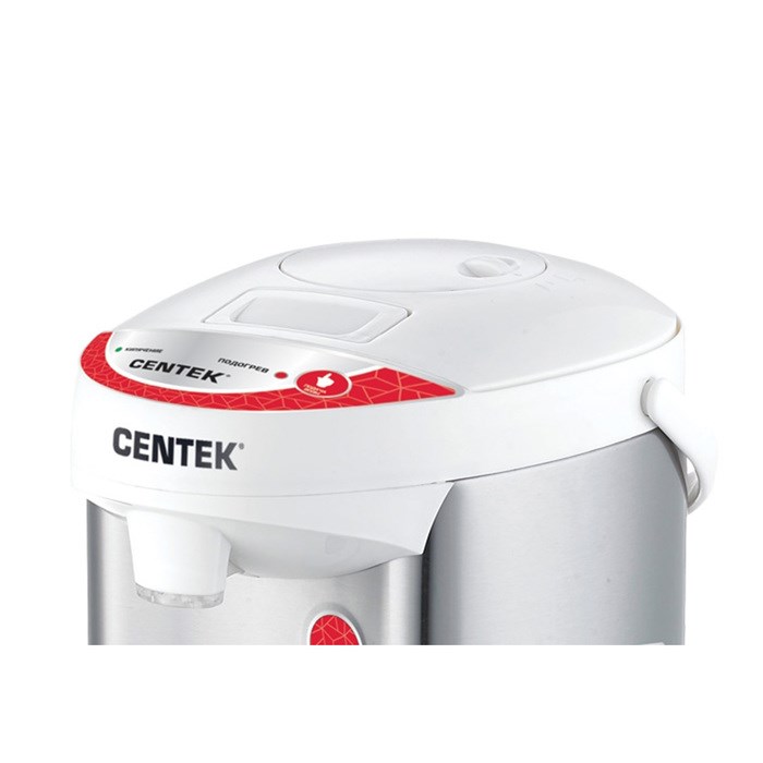 Термопот Centek CT-0082, 5 л, 750 Вт, белый - фото 51401038