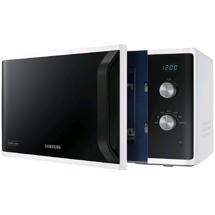 Микроволновая печь Samsung MS23K3614AW/BW, 800 Вт, 23 л, чёрно-белая - фото 51402851