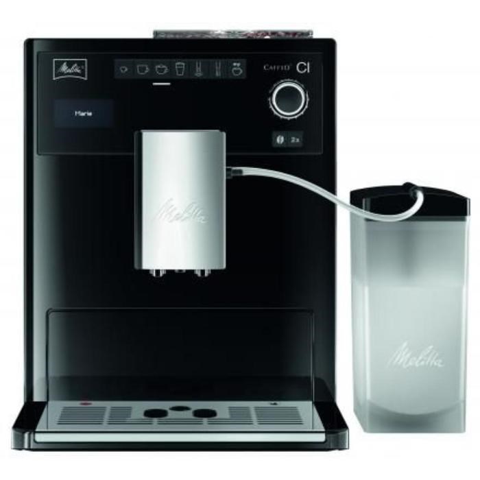 Кофемашина Melitta Caffeo E 970-103 CI, автоматическая, 1450 Вт, 1.8 л, чёрная - фото 51403591