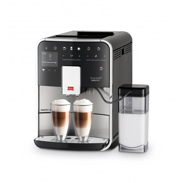 Кофемашина Melitta Caffeo F 840-100 Barista T Smart, автоматическая, 1450 Вт, 1.8 л, сереб.   548775 - фото 51403597