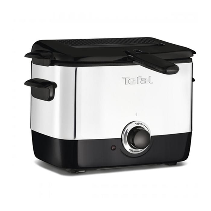 Фритюрница Tefal FF 220015, 1000 Вт, 1 л, до 190°C, серебристо-чёрная - фото 51403749