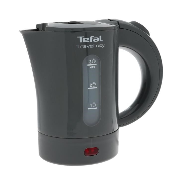 Чайник электрический Tefal KO120B30, пластик, 0.5л, 650Вт, серый - фото 51403770