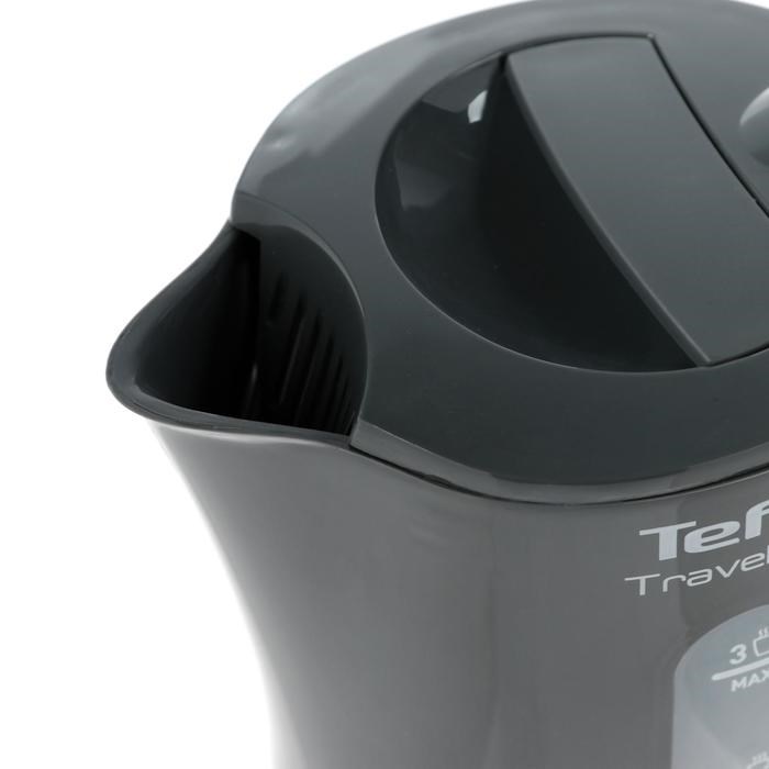 Чайник электрический Tefal KO120B30, пластик, 0.5л, 650Вт, серый - фото 51403771