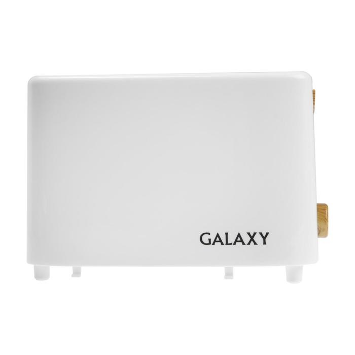 Тостер Galaxy GL 2909, 800 Вт, 6 режимов прожарки, 2 тоста, белый - фото 51404027