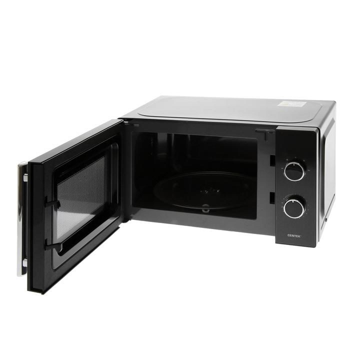 Микроволновая печь Centek CT-1560, 700 Вт, 20 л, 5 режимов, черная - фото 51404076