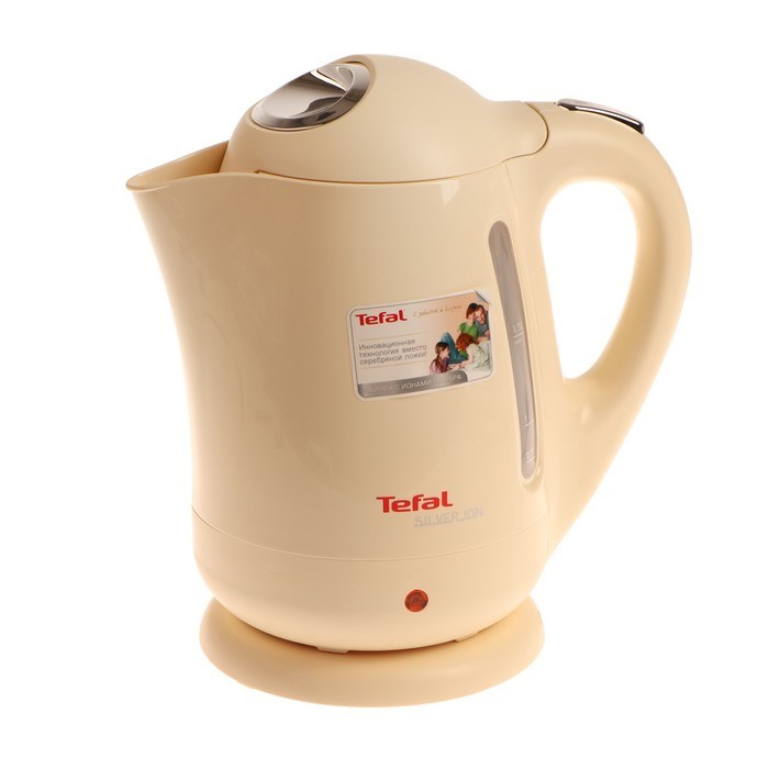 Чайник электрический Tefal BF925232, пластик, 1.7 л, 2400 Вт, бежевый - фото 51404189