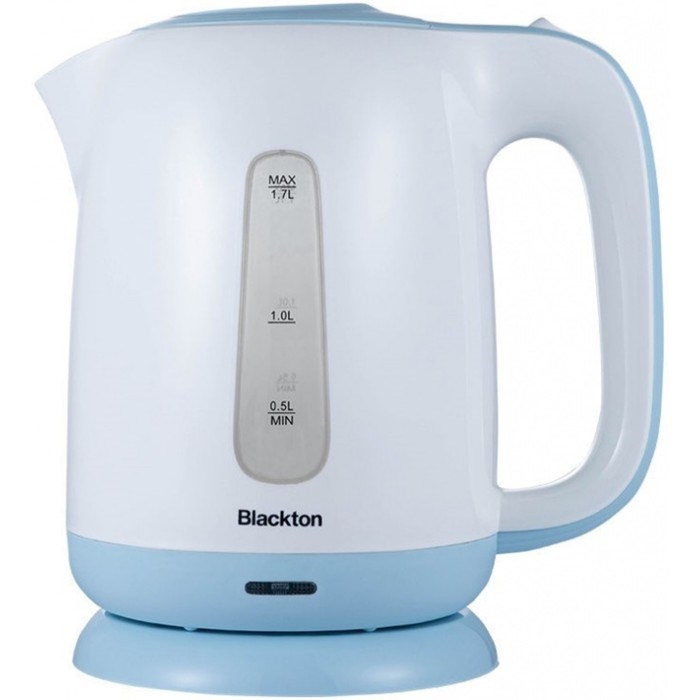 Чайник электрический Blackton Bt KT1703P, 1.7 л, 2200 Вт, бело-голубой - фото 51404766