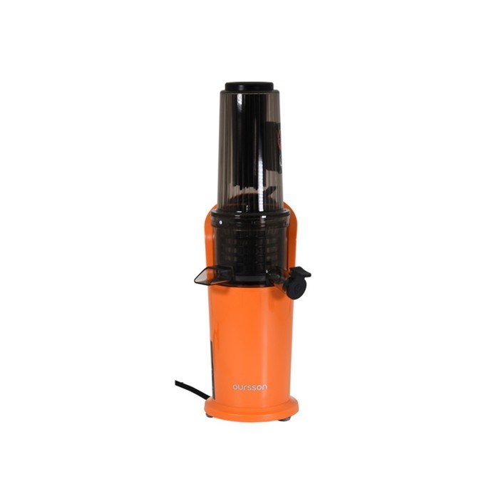 Соковыжималка Oursson JM4600/OR, шнековая, 150 Вт, 0.5/0.5 л, 70 об/мин, чёрно-оранжевая - фото 51404923