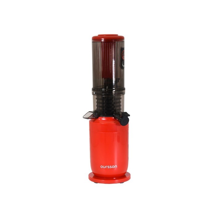 Соковыжималка Oursson JM4700/RD, шнековая, 150 Вт, 0.5/0.5 л, 70 об/мин, красно-чёрная - фото 51404930