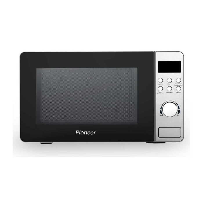 Микроволновая печь Pioneer MW228D, 700 Вт, 8 программ, 5 мощностей, 20 л, серебристая - фото 51405416