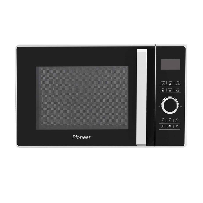 Микроволновая печь Pioneer MW356S, 800 Вт, 6 программ, сенсор, 23 л, чёрно-белая - фото 51405422