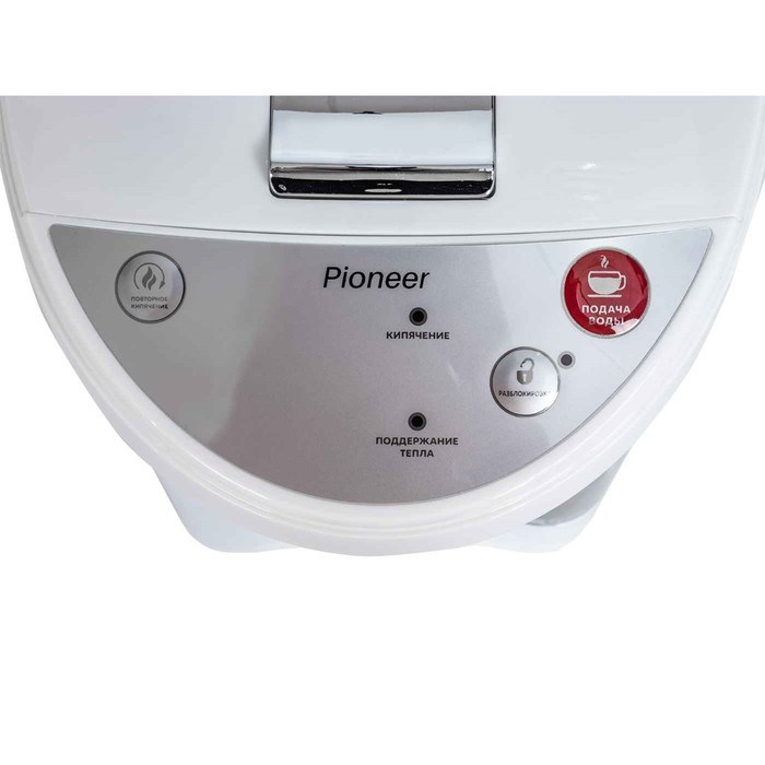 Термопот Pioneer TP710, 730 Вт, 3 способа подачи воды, 5 л, белый - фото 51405673