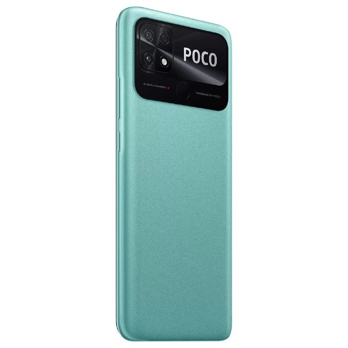 Смартфон Xiaomi POCO C40 RU, 6.71'', IPS, 4 Гб, 64 Гб, 13 Мп, 5 Мп, 6000 мАч, IP52, зеленый - фото 51406149