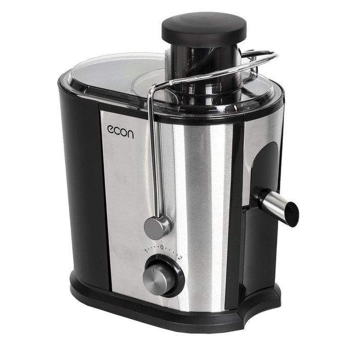 Соковыжималка econ ECO-052JC, 800 Вт, 0.5 л, 2 скорости, чёрно-серебристая - фото 51406660 Соковыжималка econ ECO-052JC, 800 Вт, 0.5 л, 2 скорости, чёрно-серебристая - фото 51406660