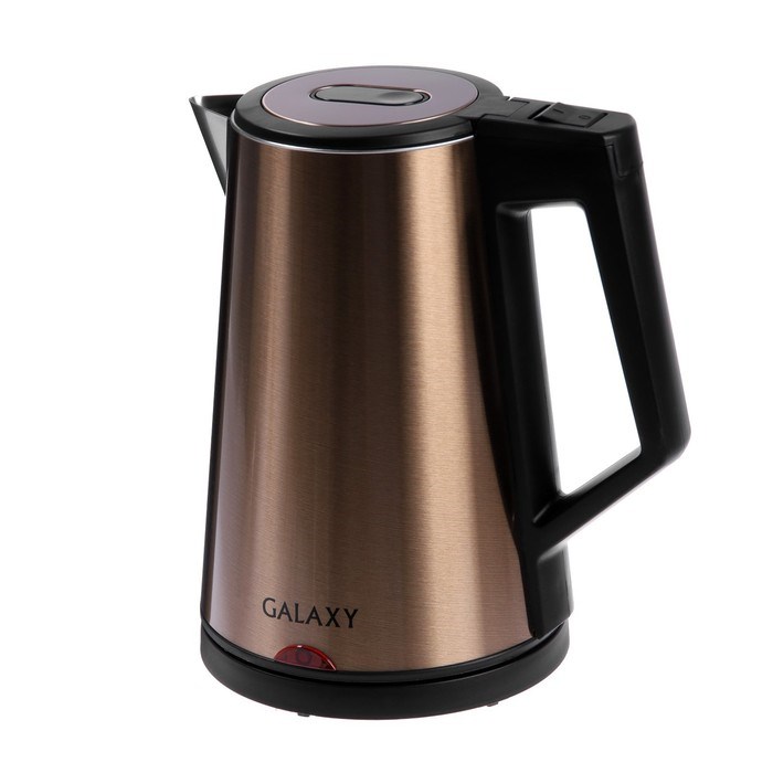 Чайник электрический Galaxy GL 0320, металл, 1.7 л, 2000 Вт, золотистый - фото 51408129 Чайник электрический Galaxy GL 0320, металл, 1.7 л, 2000 Вт, золотистый - фото 51408129
