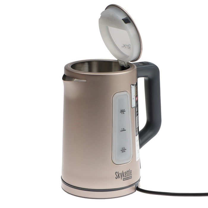 Чайник электрический Redmond SkyKettle RK-M139S, металл, 1.5 л, 2200 Вт, розовый - фото 51408345