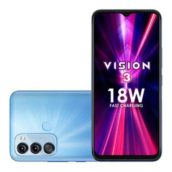 Смартфон Itel Vision 3 LTE, 6.6", 2 Гб, 32 Гб, 8 Мп, 5 Мп, 2 sim, 5000 мАч, NFC, синий - фото 51408467