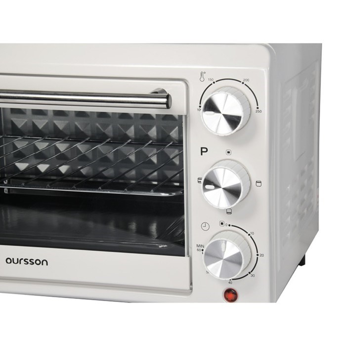 Мини-духовка Oursson MO0602/WH, 1200 Вт, 16 л, 3 режима, белый - фото 51410964