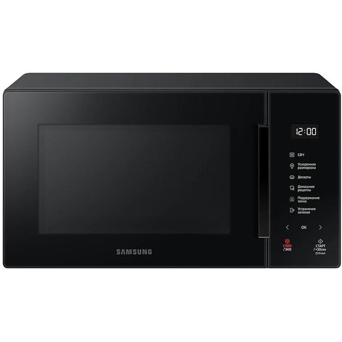 Микроволновая печь Samsung MS23T5018AK/BW, 800 Вт, 23 л, черная - фото 51411544