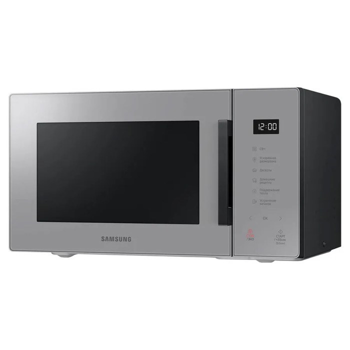 Микроволновая печь Samsung MS23T5018AG/BW, 23 л, 800 Вт, серая - фото 51411578