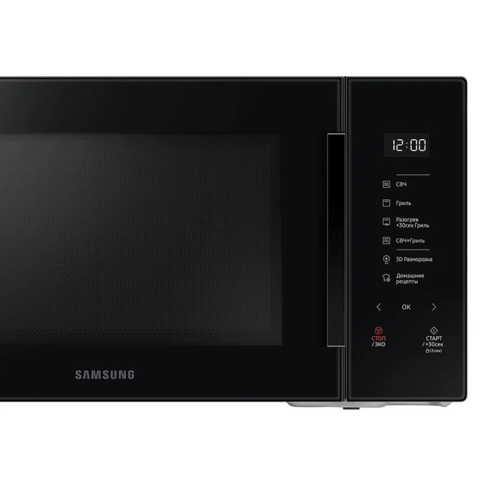 Микроволновая печь Samsung MG30T5018AK/BW, 30 л, 900 Вт, чёрная - фото 51411590