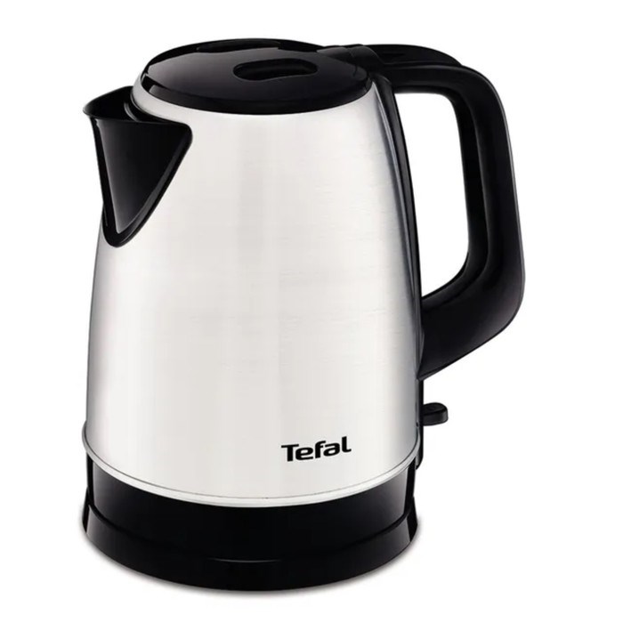 Чайник электрический Tefal KI150D30, металл, 1.7 л, 2400 Вт, серебристо-чёрный - фото 51411688