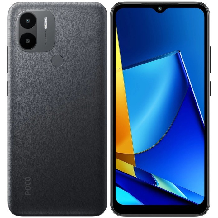 Смартфон Xiaomi POCO C51, 6.52", IPS, 2 Гб, 64 Гб, 8 Мп, 2 Sim, 5000 мАч, черный - фото 51411734