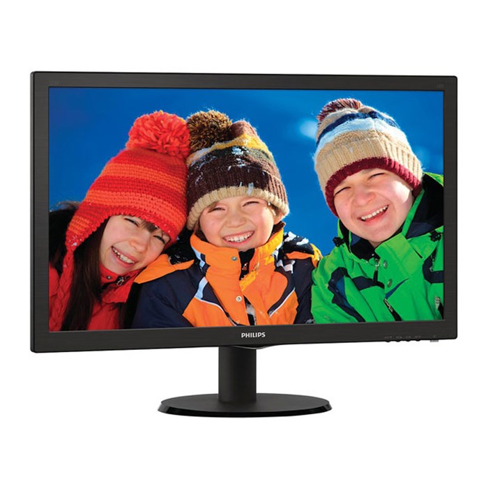 Монитор Philips 21.5" 223V5LSB (00/01) черный TN+film LED 5ms 16:9 DVI 250cd 1920x1080 D-Sub - фото 51411933