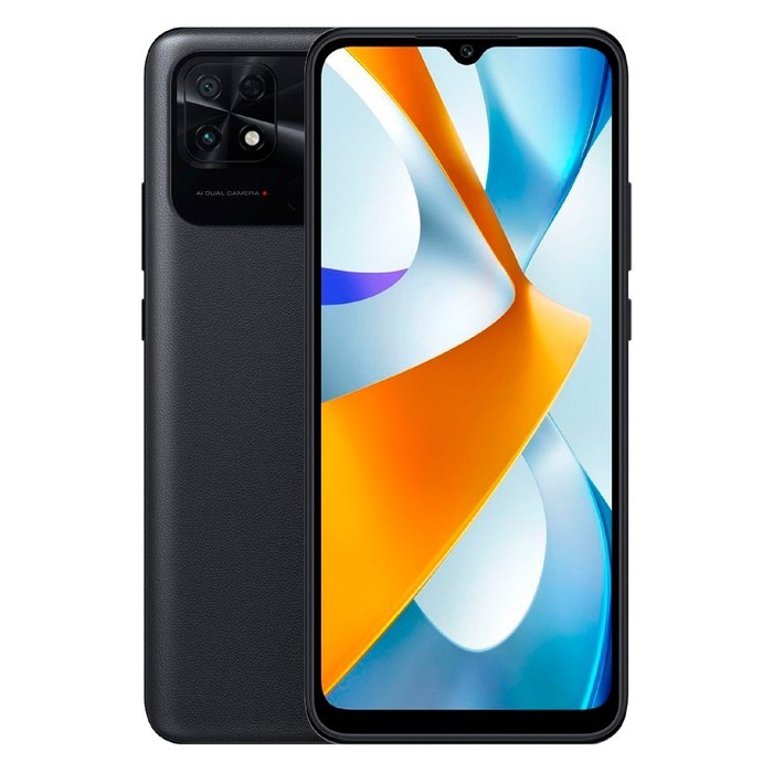 Смартфон Xiaomi POCO C40 RU, 6.71'', IPS, 3 Гб, 32 Гб, 13 Мп, 5 Мп, 6000 мАч, IP52, черный - фото 51412232