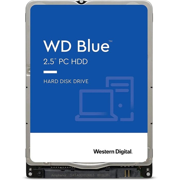 Жёсткий диск WD WD5000LPZX Desktop Blue, 500 гб, SATA-III, 2.5" - фото 51412466