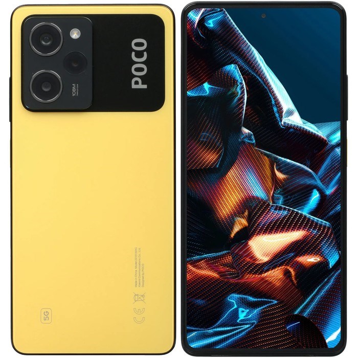 Смартфон Xiaomi POCO X5 Pro 5G RU, 6.67'', 8 Гб, 256 Гб, 108 Мп, 16 Мп, 5000 мАч, желтый - фото 51412467