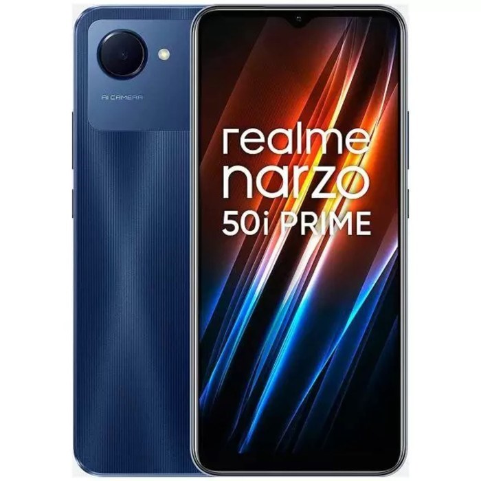 Смартфон Realme NARZO 50i Prime, 6.5", 3 Гб, 32 Гб, 8 Мп, 5 Мп, 5000 мАч, синий - фото 51412486 Смартфон Realme NARZO 50i Prime, 6.5", 3 Гб, 32 Гб, 8 Мп, 5 Мп, 5000 мАч, синий - фото 51412486