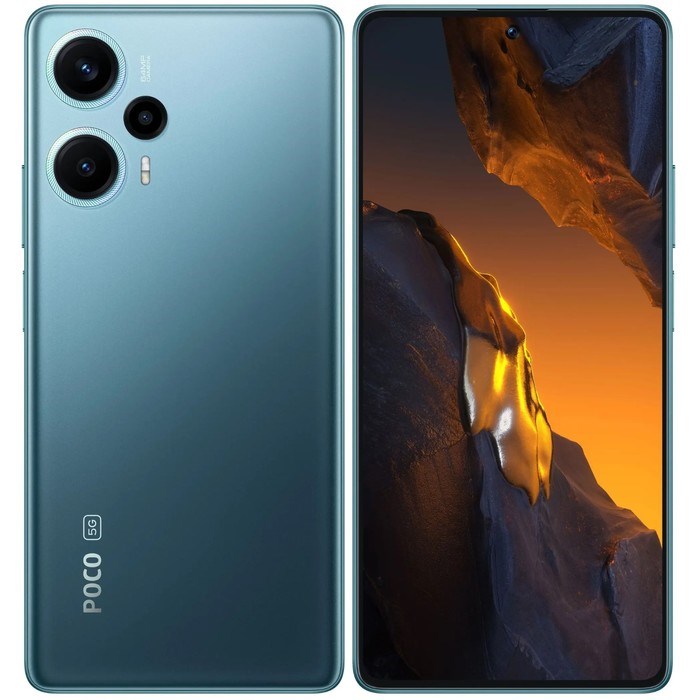 Смартфон Xiaomi POCO F5 RU, 6.67'', 12 Гб, 256 Гб, 64 Мп, 16 Мп, 5000 мАч, синий - фото 51412670