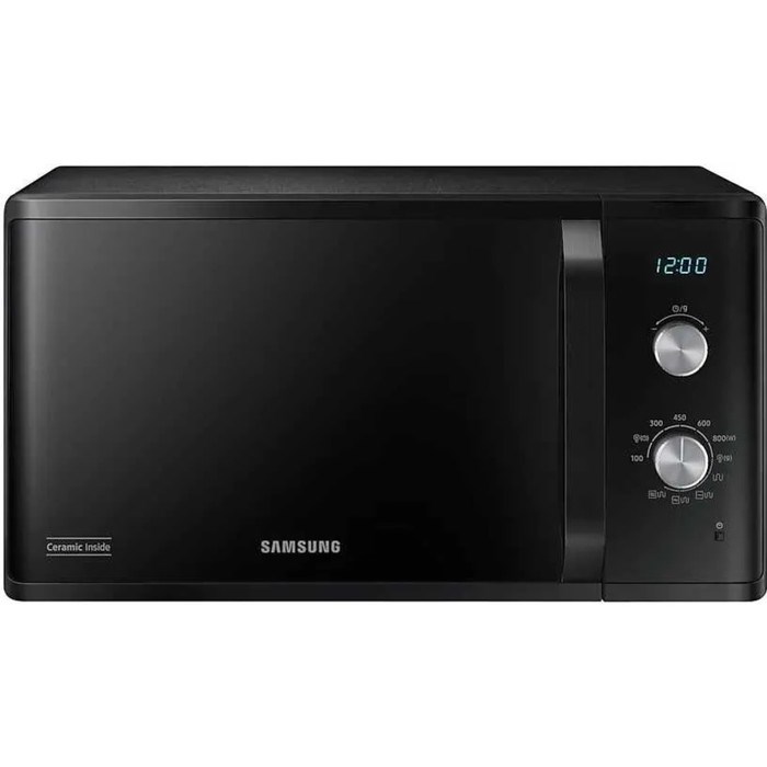 Микроволновая печь Samsung MG23K3614AK/BA 23 л, 800 Вт, чёрная - фото 51412691