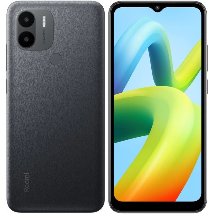 Смартфон Xiaomi Redmi A2 plus, 6.52", IPS, 3 Гб, 64 Гб, 8 Мп, 5 Мп, 2 Sim, 5000 мАч, черный - фото 51412709