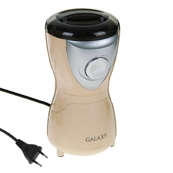 Кофемолка Galaxy GL 0904, электрическая, 250 Вт, 70 г, бежевая - фото 51412830
